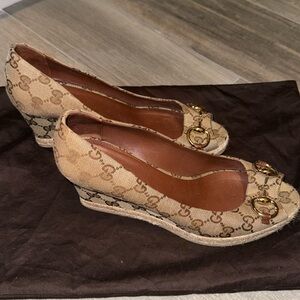 Authentic Gucci Wedges